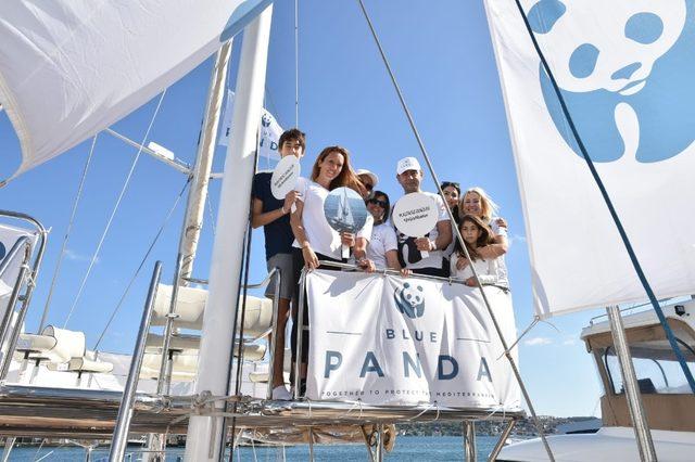 Başkan Akpolat, Blue Panda teknesini ziyaret etti