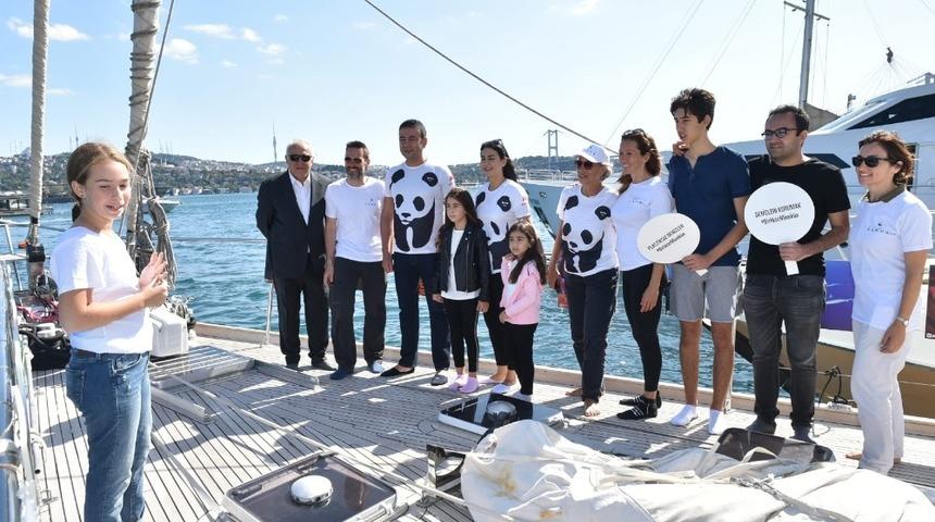 Başkan Akpolat, Blue Panda teknesini ziyaret etti