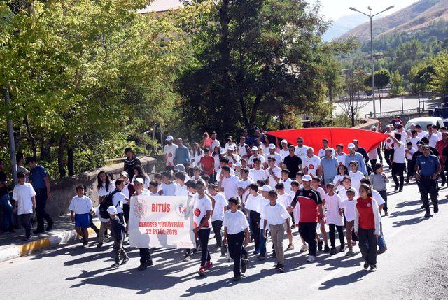 Bitlis'te 'Beraber Yürüyelim' etkinliği