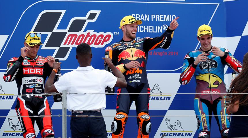 Aragon'da zafer Marc Marquez'in