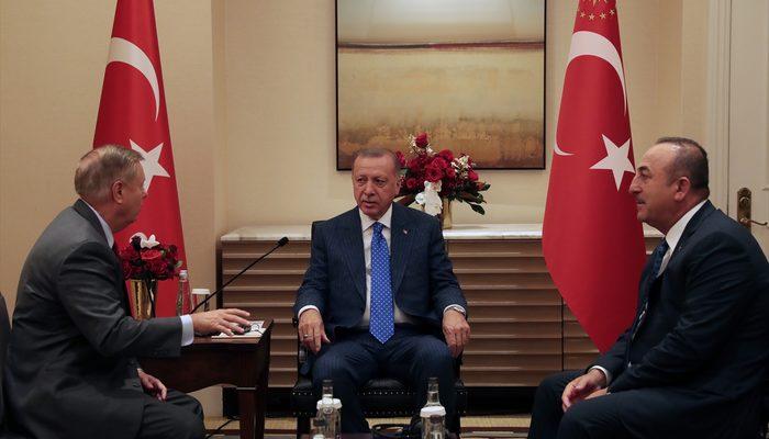 Cumhurbaşkanı Erdoğan ABD Senatörü Graham'ı kabul etti