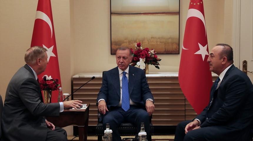 Cumhurbaşkanı Erdoğan ABD Senatörü Graham'ı kabul etti