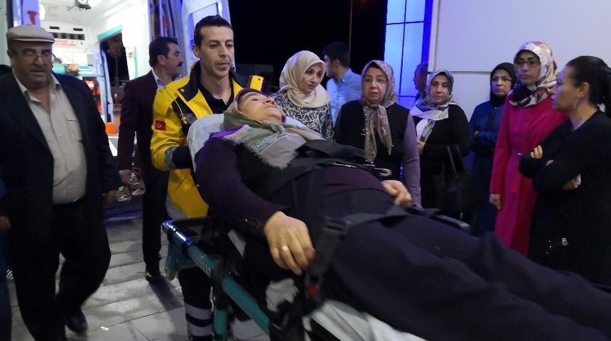 Aksaray&rsquo;da otomobil şarampole d&uuml;şt&uuml;: 2 yaralı