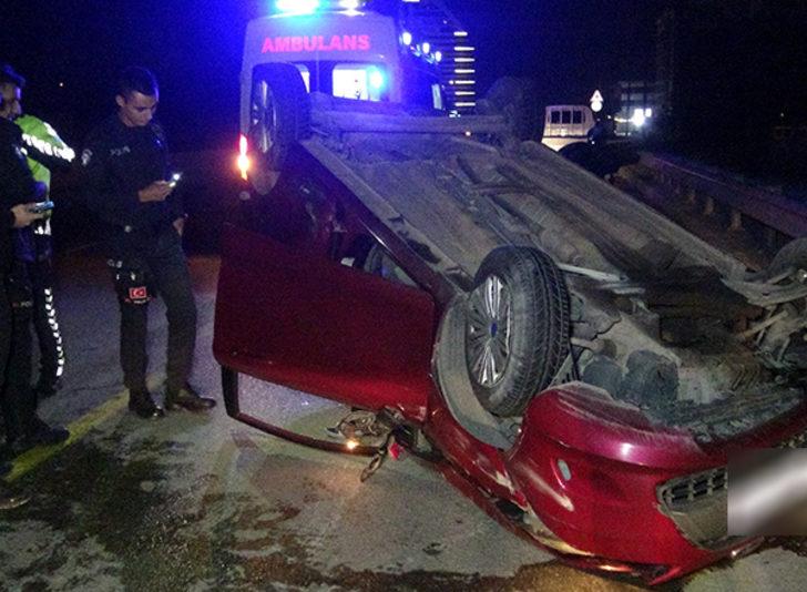 Bursa'da kaza yapan sürücü şoka girdi! Son ses müzik dinleyip, sigara içti G1