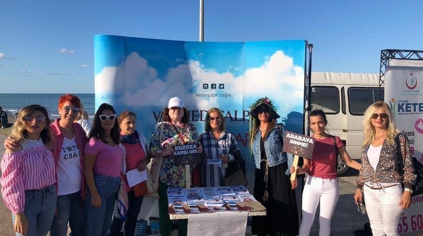 “Süslü Kadınlar Bisiklet Turu”na hastanelerden destek