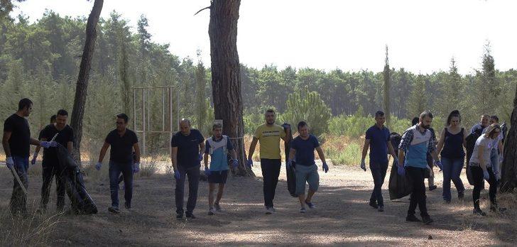 Mesire alanından 265 kilogram çöp toplandı G2