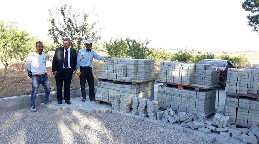 Mesire alanında yol ve peyzaj &ccedil;alışmaları