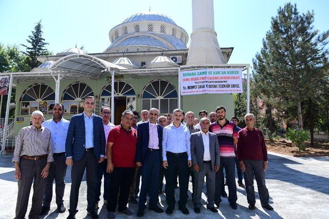 Başkan Çınar, yenilenen camide inceleme yaptı