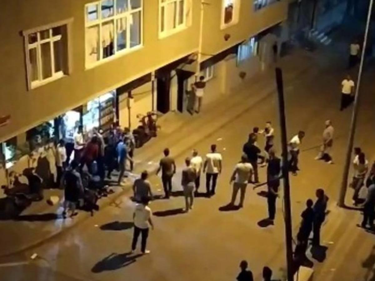 Sultangazi'de Suriyeli iki grup arasında kavga! 
