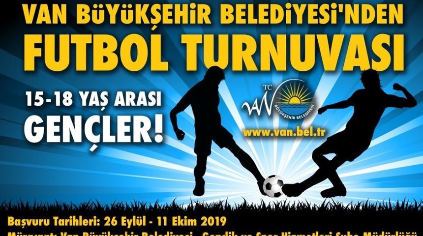 Van Büyükşehir Belediyesinden futbol turnuvası