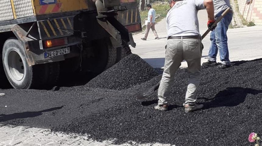 Bilecik&rsquo;te 2 bin ton asfalt tamiratı yapıldı