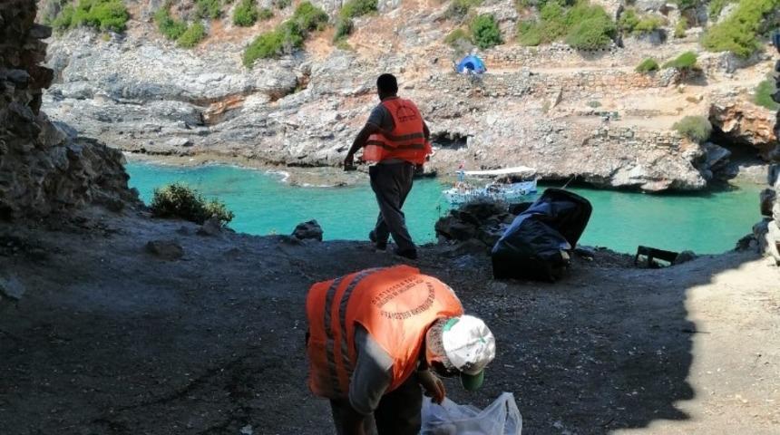 Aytap Antik kenti temizlendi