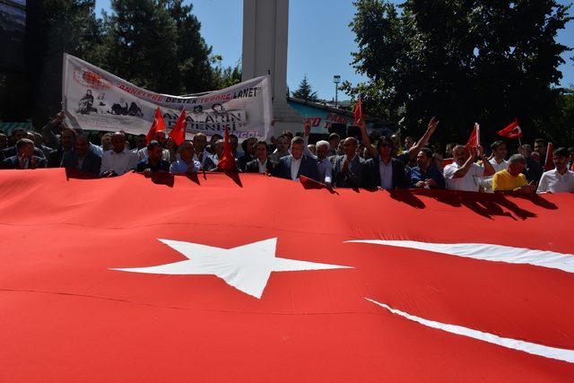 Bingöl'de 'Annelere destek, teröre lanet' eylemi