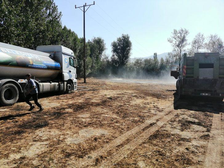 Edremit’te toprağın kendiliğinden yanması G3