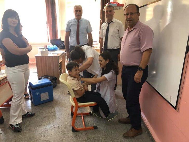 Milas’ta okul aşılamaları başladı G2