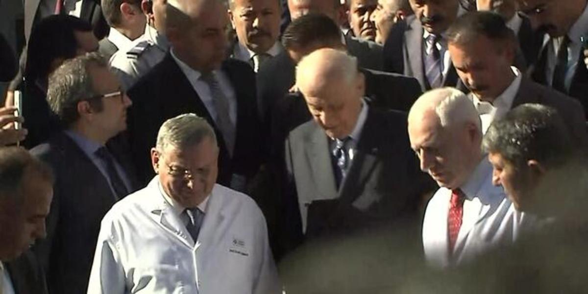 MHP lideri Devlet Bah&ccedil;eli taburcu oldu