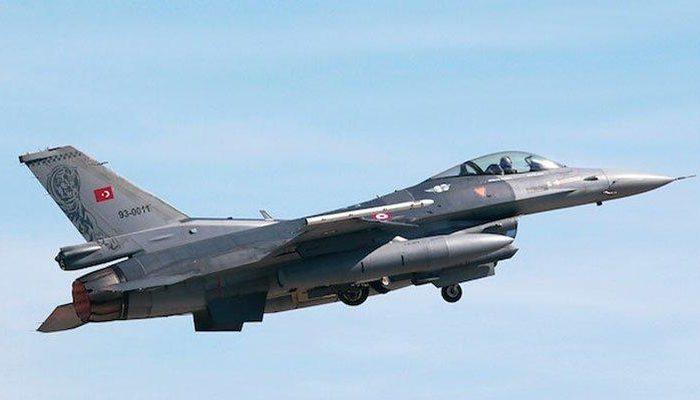MSB duyurdu! F-16'lar Suriye hava sahasında uçtu