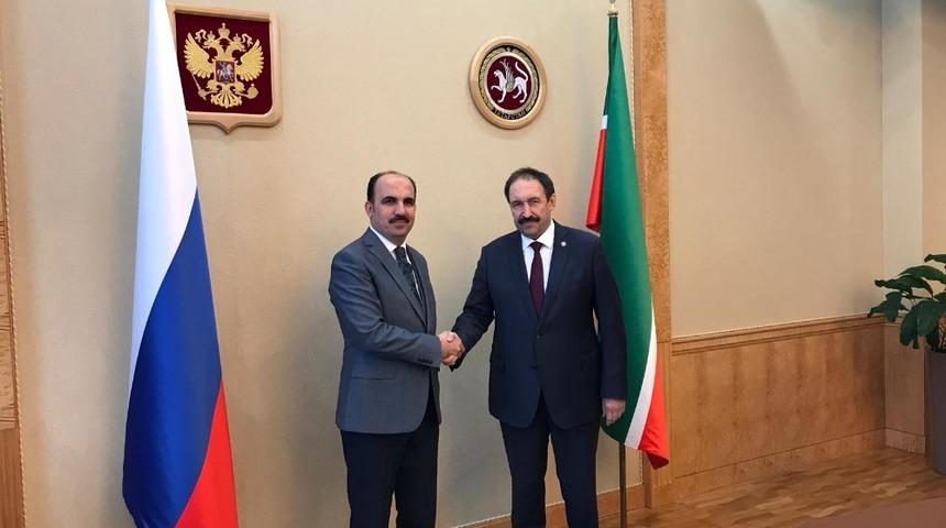 TDBB Başkanı Altay Tataristan Başbakanını ziyaret etti