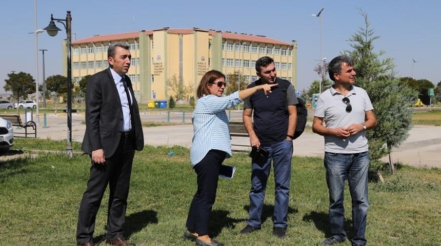 ASÜ’de teknopark için saha incelemesi yapıldı