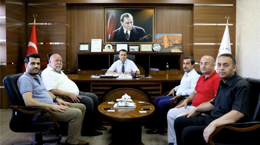 Gazeteciler M&uuml;d&uuml;r Tun&ccedil;men ile bir araya geldi