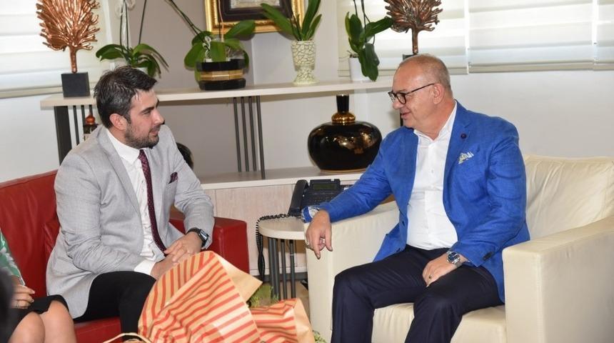 MAGİAD &uuml;yeleri Başkan Erg&uuml;n&rsquo;e faaliyetlerini anlattı