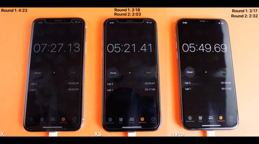 iPhone 11 Pro ile iPhone XS kozlarını paylaştı