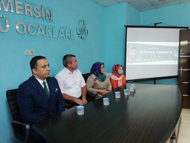 11 aylık şehit Bedirhan'ın adı Mersin'de yaşatılacak