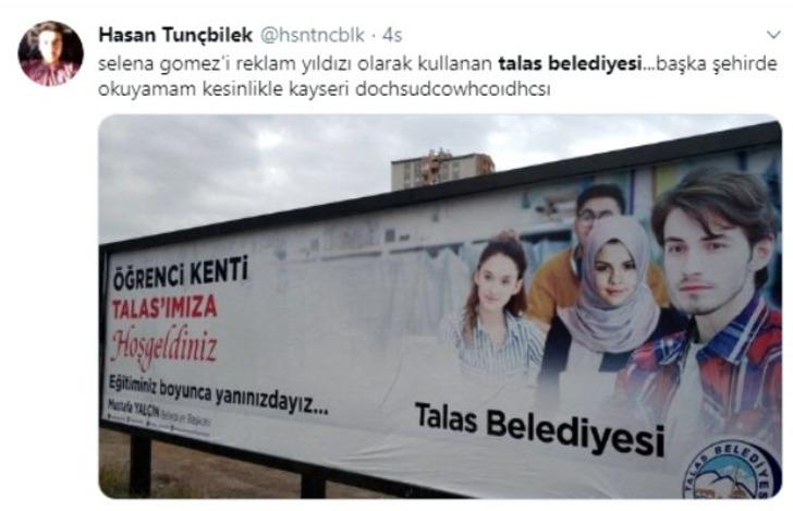 Talas Belediye Başkanı'ndan 'Başörtülü Selena Gomez' açıklaması G2