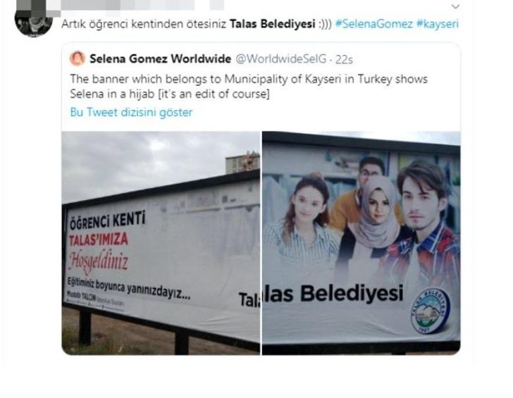 Talas Belediye Başkanı'ndan 'Başörtülü Selena Gomez' açıklaması G3