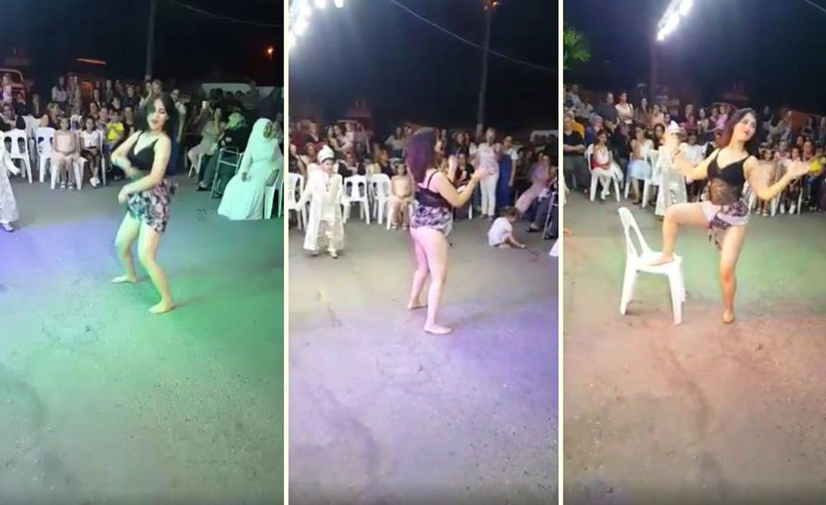 S&uuml;nnet d&uuml;ğ&uuml;n&uuml;nde twerk dansı yapan kadının g&ouml;r&uuml;nt&uuml;leri olay yaratmıştı! Su&ccedil; duyurusunda bulunuldu