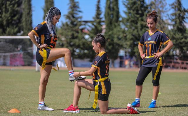 (Özel) AÜ Flag Futbol Takımı lige hazırlanıyor