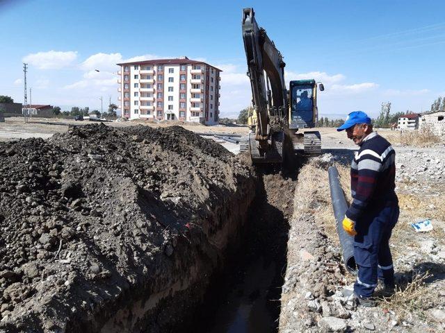 Ağrı’da alt yapı çalışmaları devam ediyor