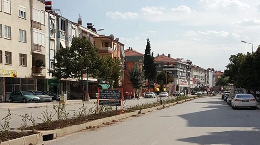 Korkuteli Uzunoluk’a peyzaj çalışması