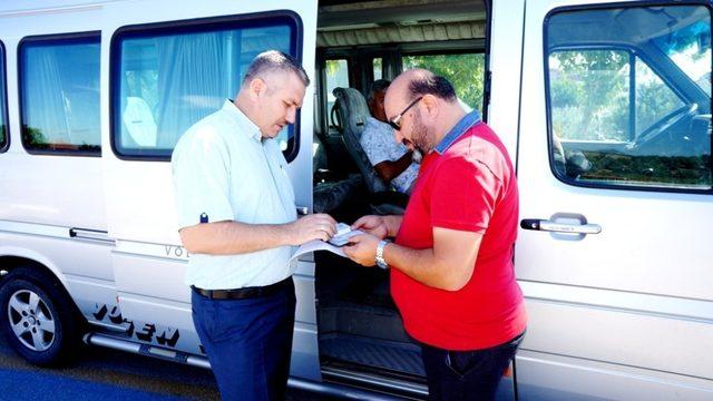 Sarıgöl’de okul servislerine sıkı denetim