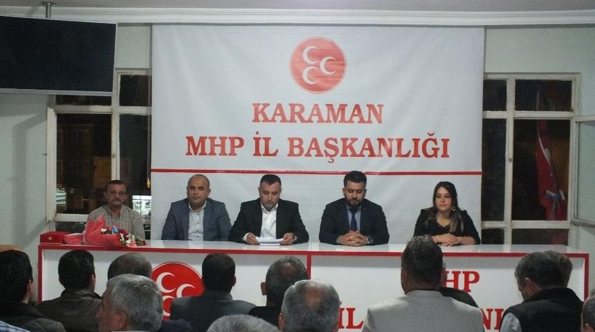 MHP Karaman İl Başkanı &Uuml;n&uuml;var: &ldquo;Kadrolarımız sahada ve zinde olacak&rdquo;