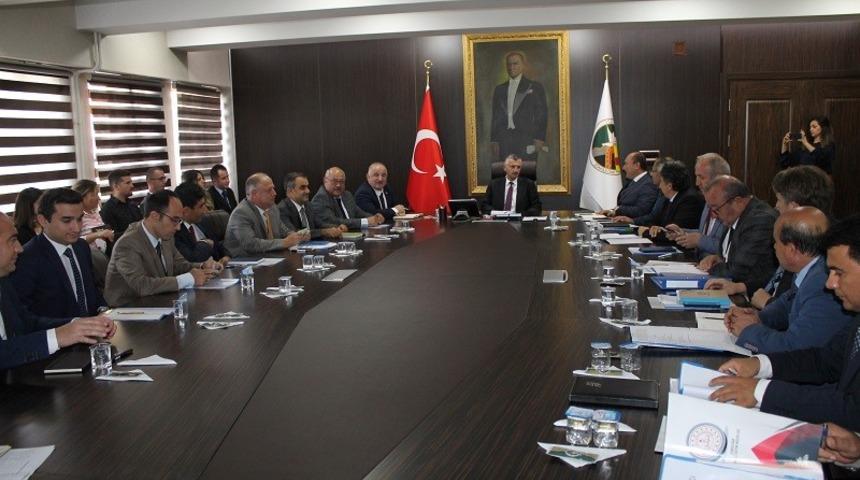 Projelerin değerlendirme toplantısı yapıldı