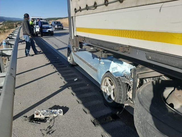 Tosya’da trafik kazası 1 yaralı