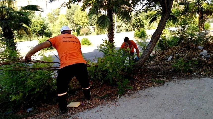 Toroslar&rsquo;da yeşil alanlara bahar bakımı