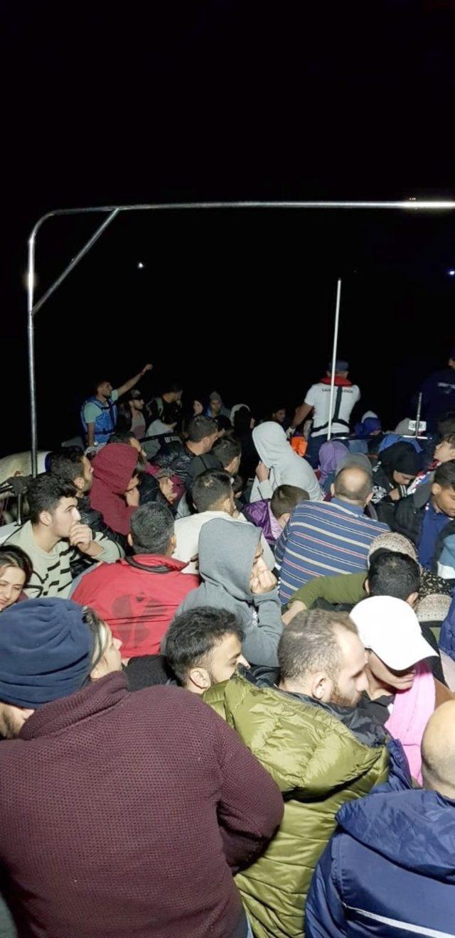 Didim’de 133 kaçak göçmen yakalandı