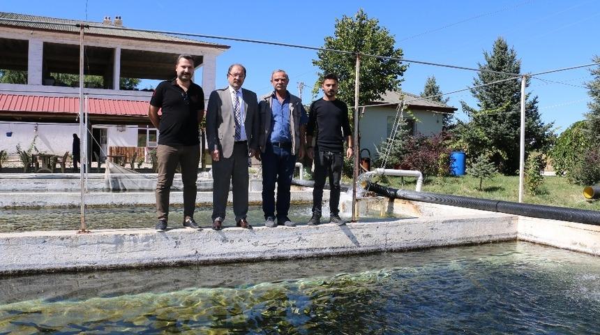 Şahin&rsquo;den Alabalık tesisine ziyaret