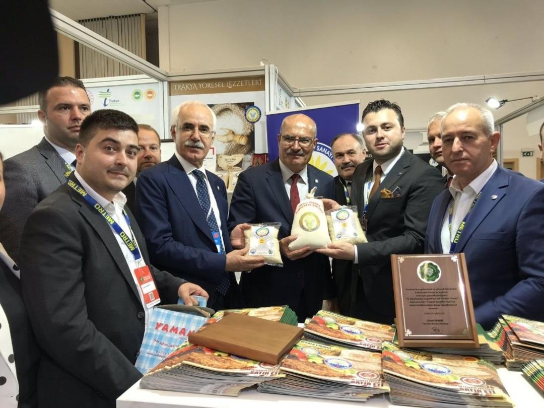 Trakya&rsquo;nın coğrafi işaretli &uuml;r&uuml;nleri bu fuarda tanıtıldı