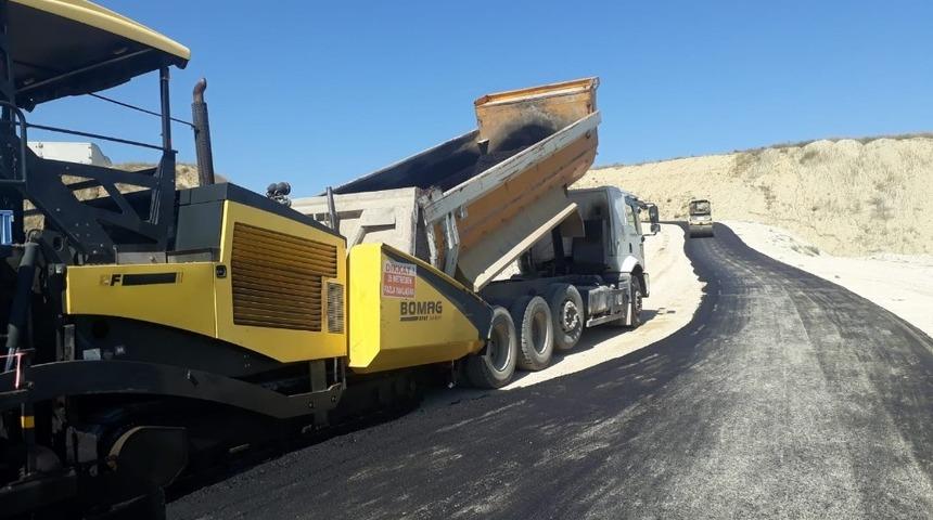 OSB&rsquo;de asfalt &ccedil;alışmaları devam ediyor