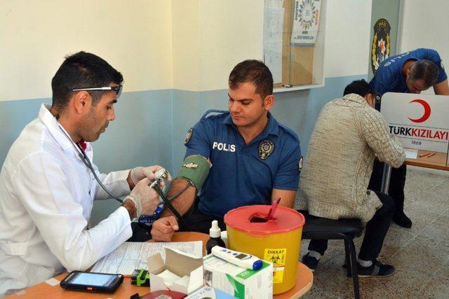 Tokat, polisinden kan bağışı