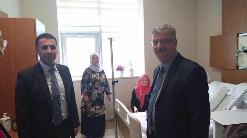 Kaymakam Yaran&rsquo;dan hastalara moral