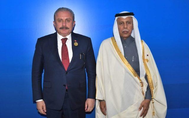 TBMM Başkanı Şentop, Katar Şura Konseyi Başkanı Al Mahmoud ile görüştü 3