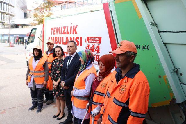 Bolu belediyesinden çöp sorununa ‘Temizlik ambulansı’ çözümü