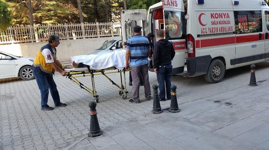 Kulu&rsquo;da motosiklet kazası: 1 yaralı