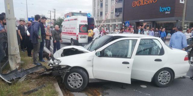 Bafra’da trafik kazası: 3 yaralı