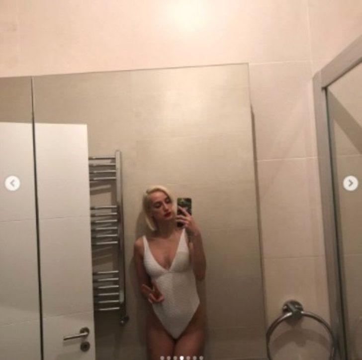 Didem Soydan, banyodan ateşli pozlar vererek mayo tanıttı G5