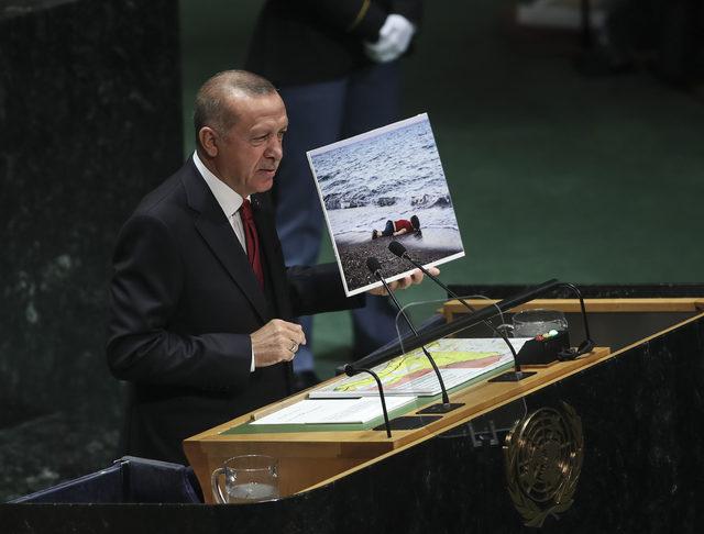 Cumhurbaşkanı Erdoğan, DHA'nın fotoğrafıyla dünyaya mesaj verdi